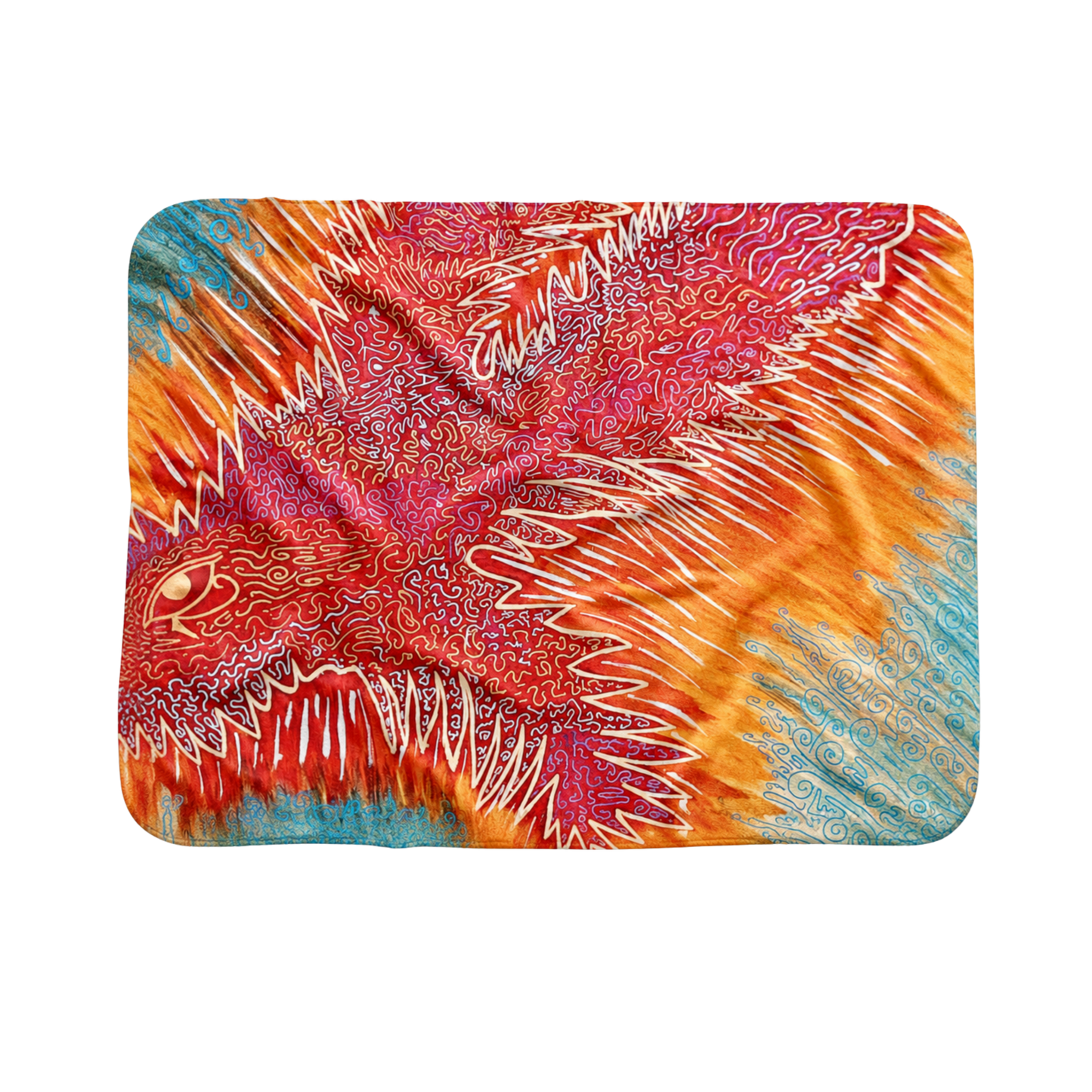 Fire Throw Blanket for Cozy Modern Living
