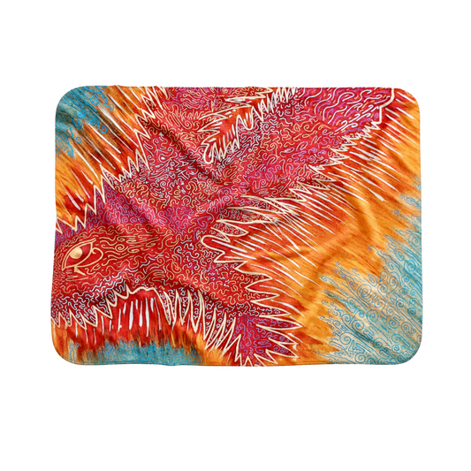 Fire Throw Blanket for Cozy Modern Living