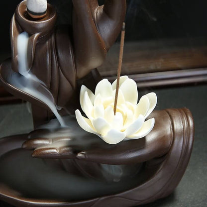 Lotus Offering Incense Burner | VESSELA LUMINA