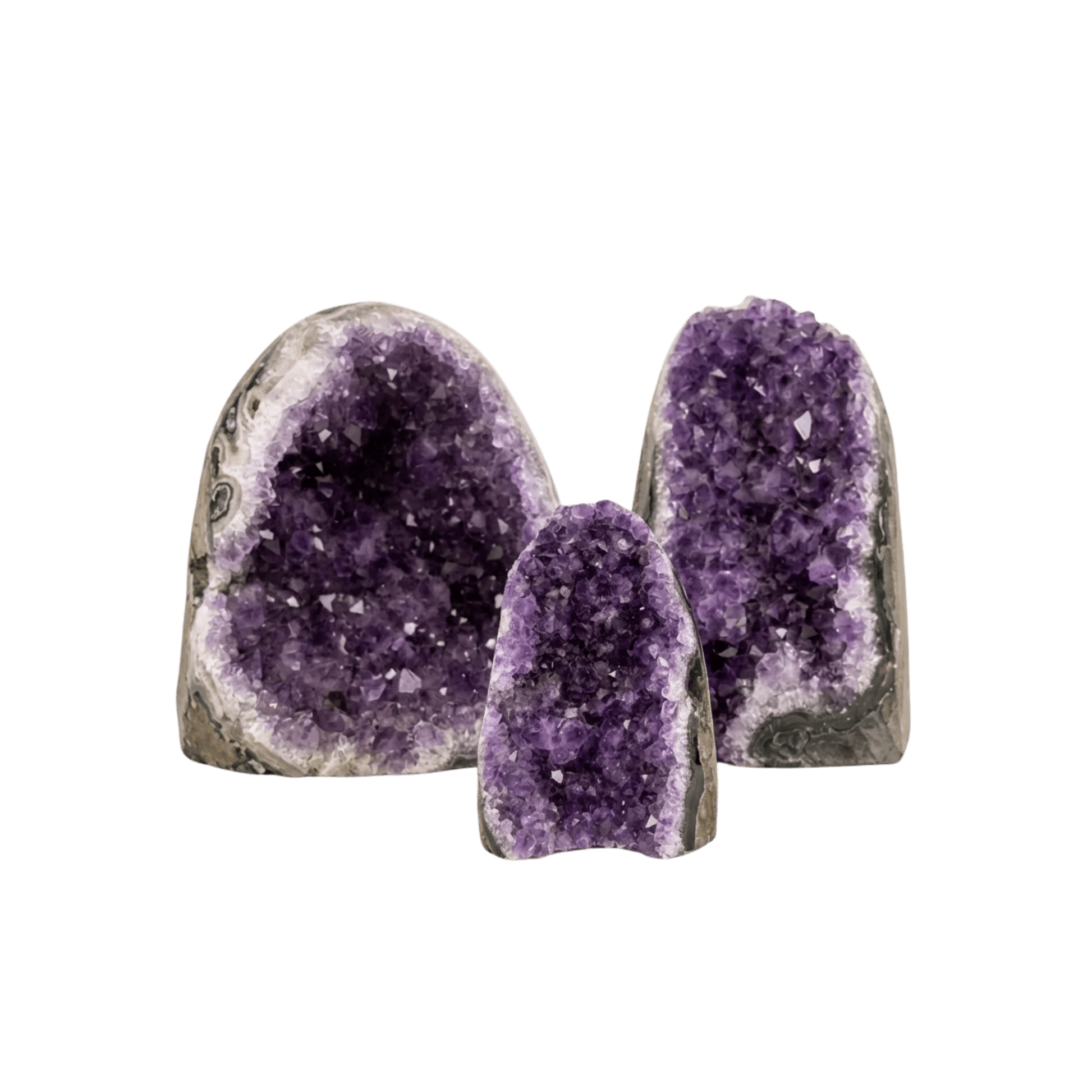 Raw Amethyst Crystal Geode | VESSELA LUMINA