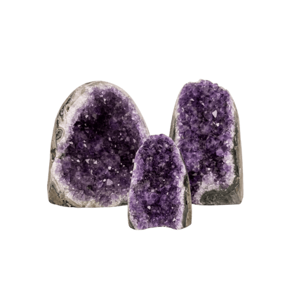 Raw Amethyst Crystal Geode | VESSELA LUMINA