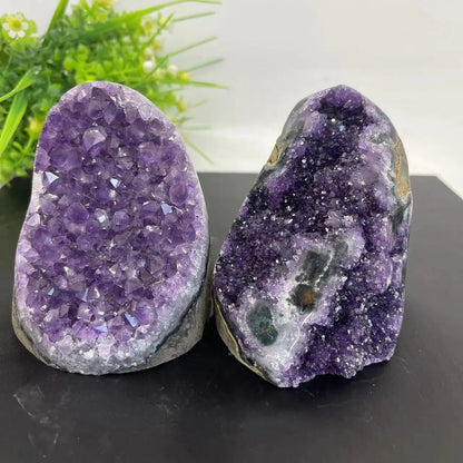 Raw Amethyst Crystal Geode | VESSELA LUMINA